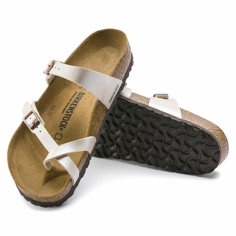 Birkenstock Blonder Birko-flor Mayari Dame Hvide | DK 394OKI